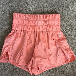 Free People Movement Way Home Shorts in Orange/Peach